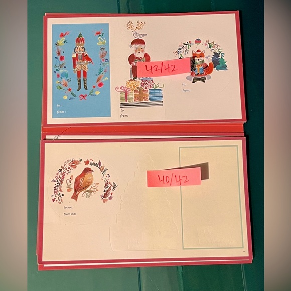 Anthropologie Christmas Holdiay Gift Labels x 2 - Picture 11 of 11